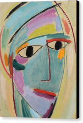 Mystical head, Three-quarter profile - Canvas Print