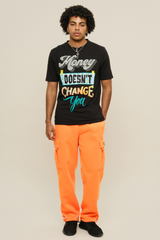 Neon Fleece Heavyweight Cargo Sweat Pants G-Style USA
