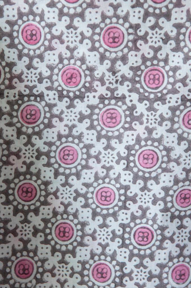 Nest Factory Block Print Halter Top Lilac