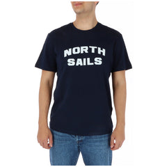 Image 4 : T-shirt North Sails homme blanc porté sur mannequin, coupe casual et manches courtes, style nautique contemporain — Delvale