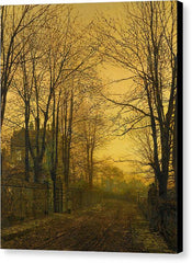 October After Glow 1 - Canvas Print
