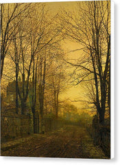 October After Glow 1 - Canvas Print