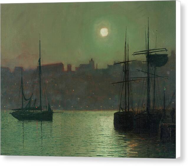 Old Scarborough - Canvas Print