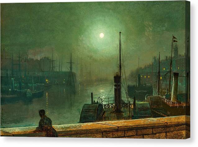 On the Clyde, Glasgow - Canvas Print