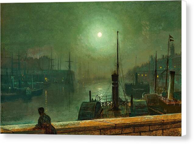 On the Clyde, Glasgow - Canvas Print