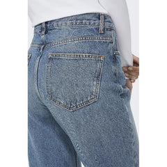 Image 3 : Jeans femme Only bleu porté, vue d'ensemble du style décontracté — Delvale