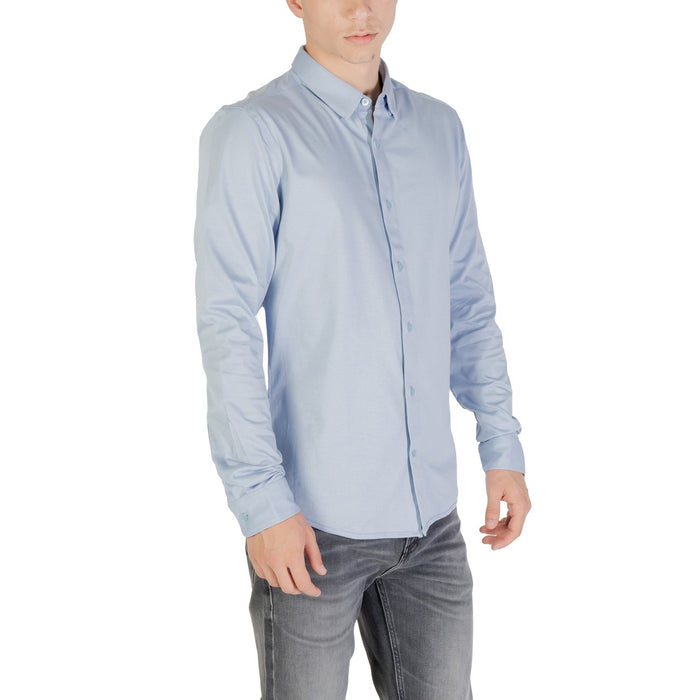 Image 3 : Look complet chemise Only & Sons bleu azur homme coupe ajustée — Delvale