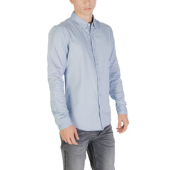 Image 3 : Look complet chemise Only & Sons bleu azur homme coupe ajustée — Delvale
