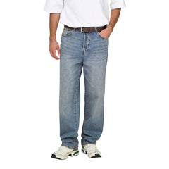 Image 1 : Jeans homme Only & Sons bleu en coton organique, vue de face — Delvale