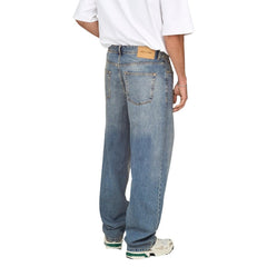 Image 2 : Détail jeans Only & Sons homme bleu, fermeture zip et finitions — Delvale