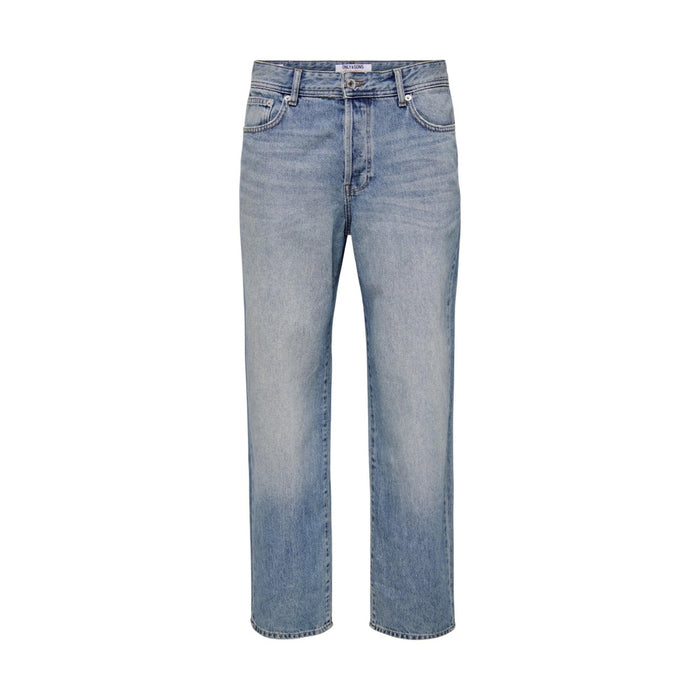Image 3 : Jeans Only & Sons homme bleu porté, coupe décontractée moderne — Delvale