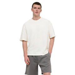 Image 1 : T-shirt blanc homme Only & Sons col rond manches courtes vue de face — Delvale