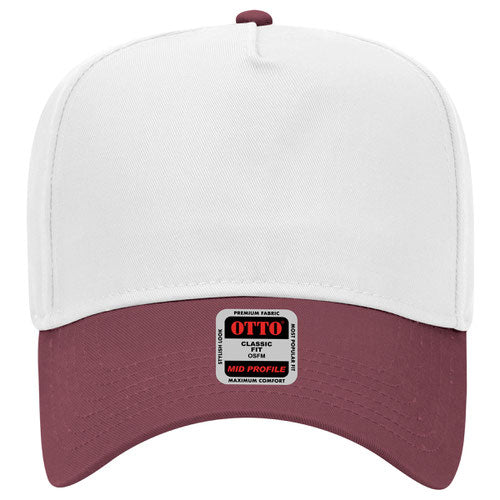 Maroon/White