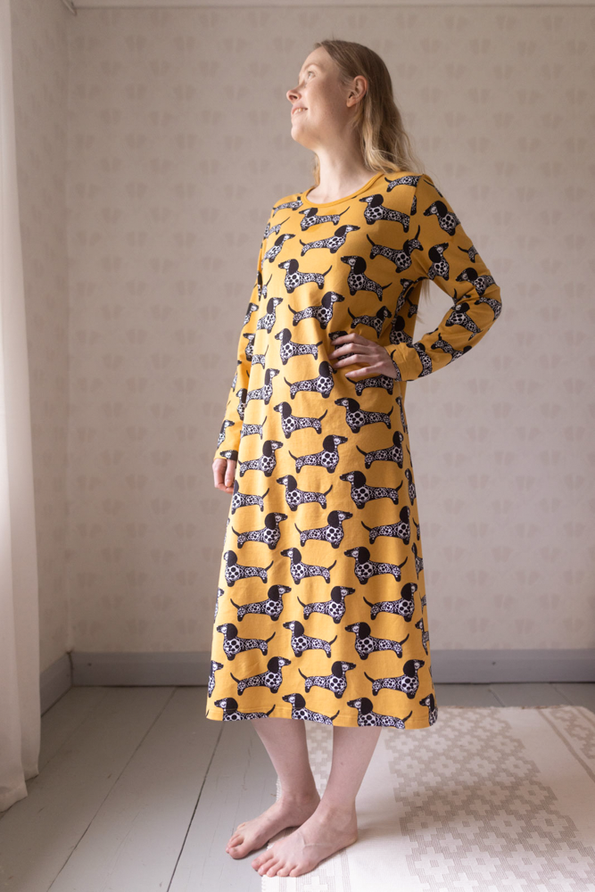 PaaPii Inari Organic Cotton Jersey Nightgown Rasku