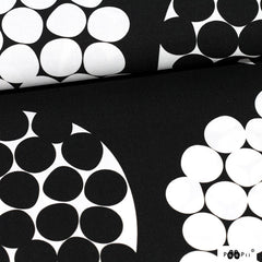 PaaPii Rubus Cotton Fabric Black/White
