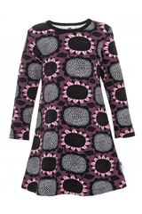 PaaPii Sara Girls' Organic Dress Sunflower