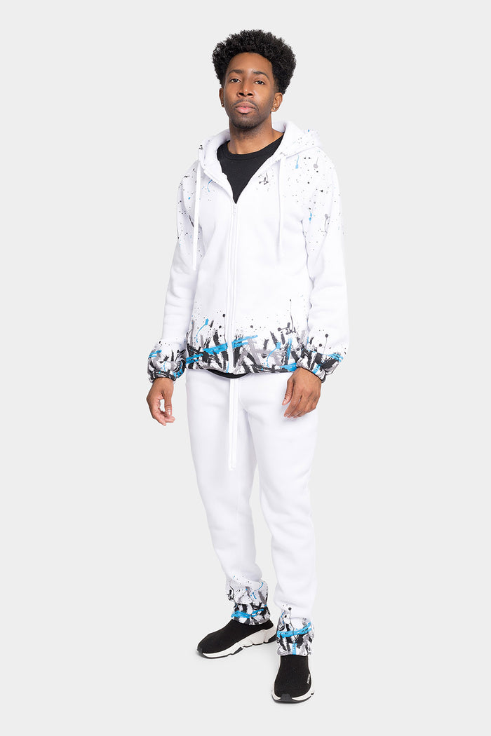 White/Blue / Small
