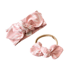 Pink Pampas Leaves Headbands