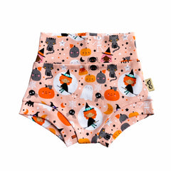 Pink Witches Halloween Bummies