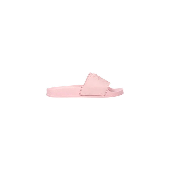 Image 2 : Mules Pinko femme rose en PVC, vue de profil — Delvale
