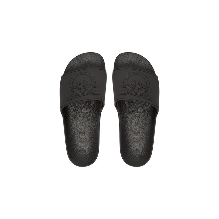Image 4 : Mules Pinko femme rose en PVC, vue arrière — Delvale