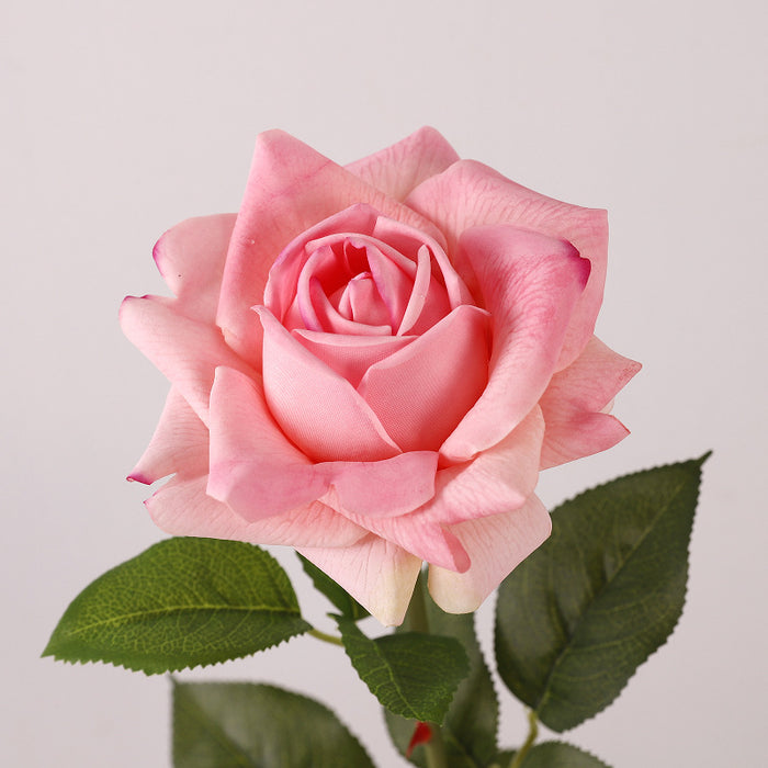 Premium Real Touch Blooming Rose Stem