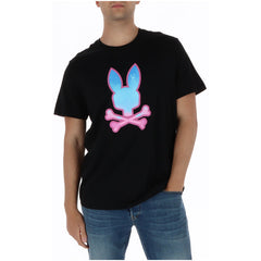 Image 4 : T-shirt Psycho Bunny homme blanc coupe régulière col rond, associé à un jean brut, style casual streetwear premium — Delvale