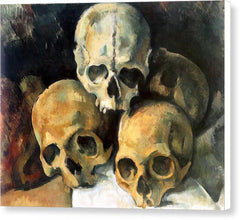 Pyramid of Skulls - Canvas Print