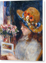 Reading Girl - Canvas Print
