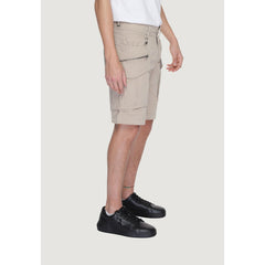 Image 3 : Vue arrière bermuda Replay homme beige avec poches — Delvale