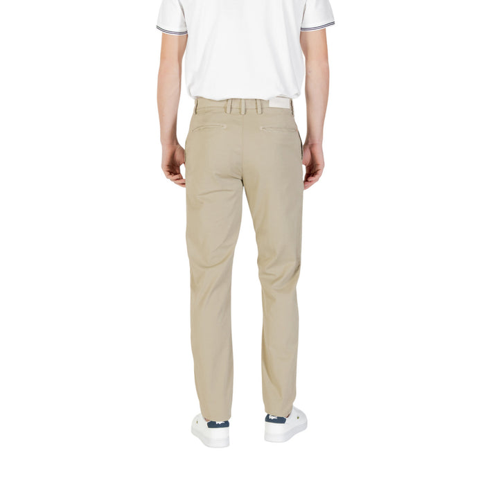 Image 2 : Pantalon Replay homme vert, détail fermeture zip et bouton — Delvale