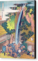 Roben Falls at Oyama in Sagami Province - Canvas Print