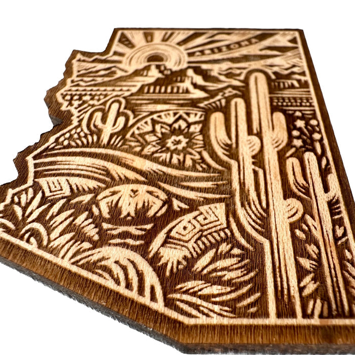 Saguaro Arizona American Maple Magnet #MM505