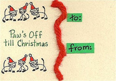 Santa Cats Rubber Stamp 2423D