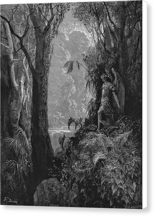Satan in Paradise - Canvas Print