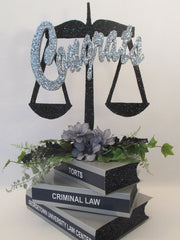 Scales of Justice Graduation Centerpiece
