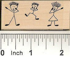 Scaredy Kids Rubber Stamp 2460E
