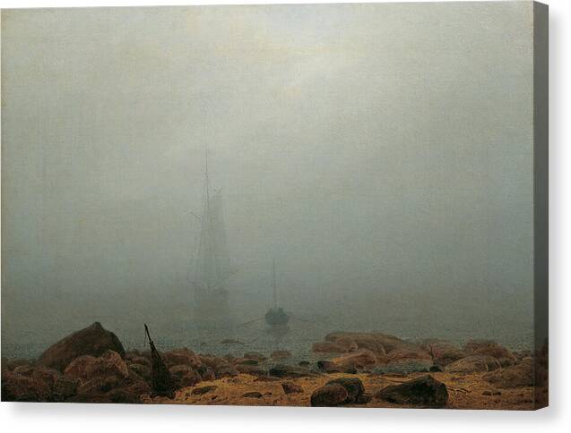 Seashore in the Fog - Canvas Print