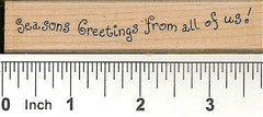 Seasons Greetings From All Rubber Stamp 2333D