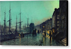Shipping on the Clyde - Canvas Print