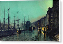Shipping on the Clyde - Canvas Print