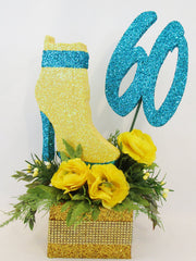Shoe Boot Floral Table Centerpiece - Designs by Ginny