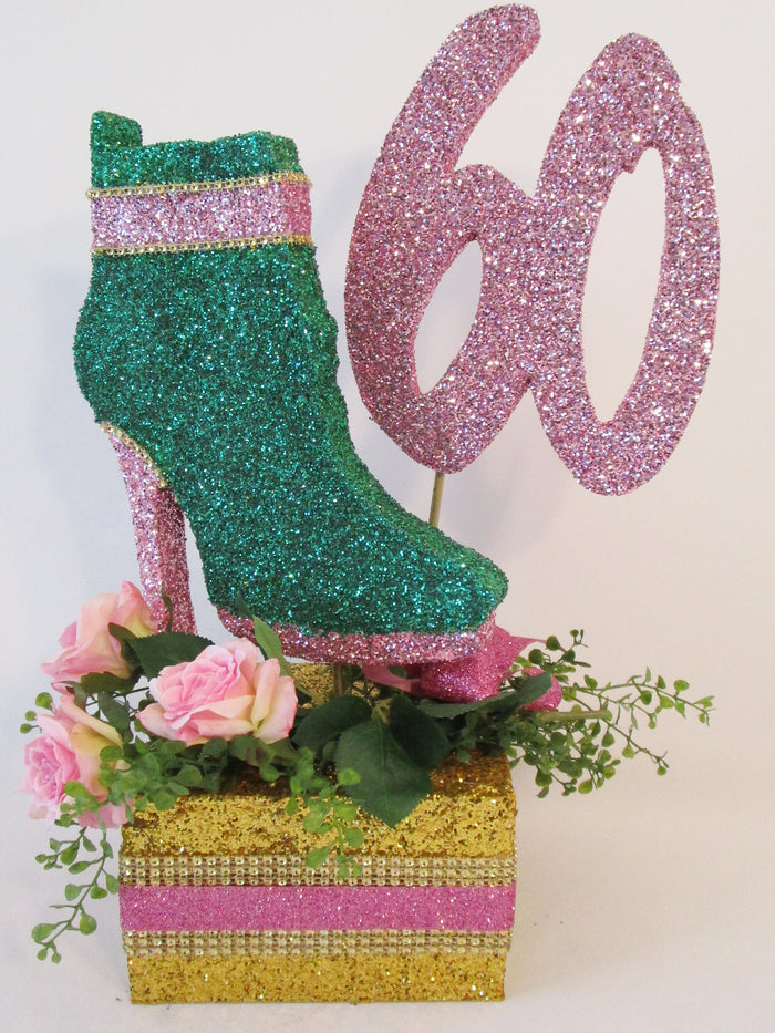 Shoe Boot Floral Table Centerpiece - Designs by Ginny