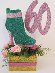 Shoe Boot Floral Table Centerpiece - Designs by Ginny