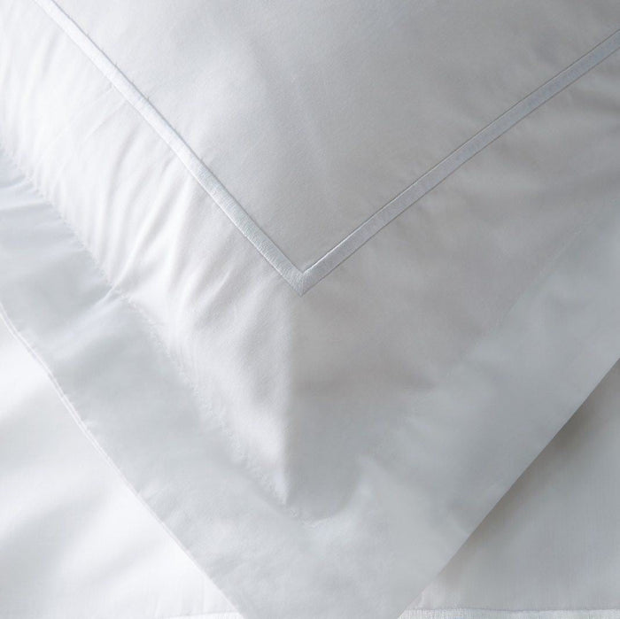Single Stripe Embroidered Percale Duvet Set