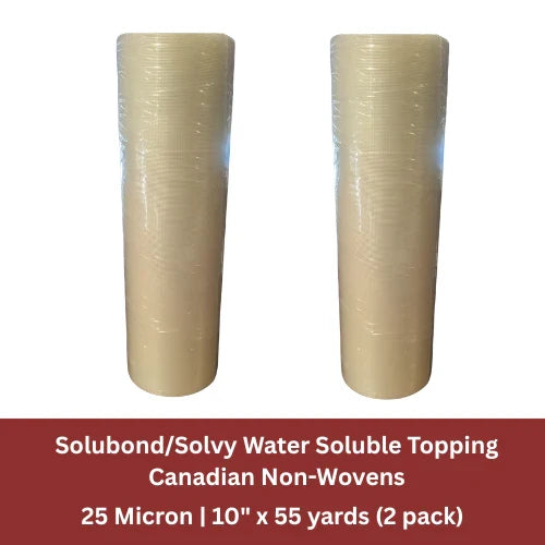 Solubond/Solvy - 25 Micron Thickness (2-Pack)