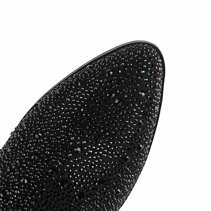 Sparkly Rhinestones Cowboy Cowgirl Style Boots Knee High Boots for Women
