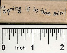 Spring in Air Rubber Stamp 2293C