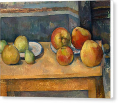 Still Life with Apples and Pears - Canvas Print