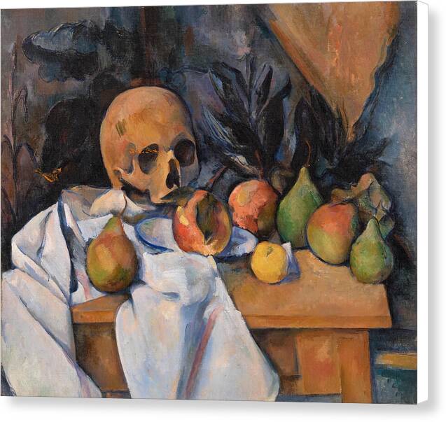 Still Life with Skull - Canvas Print